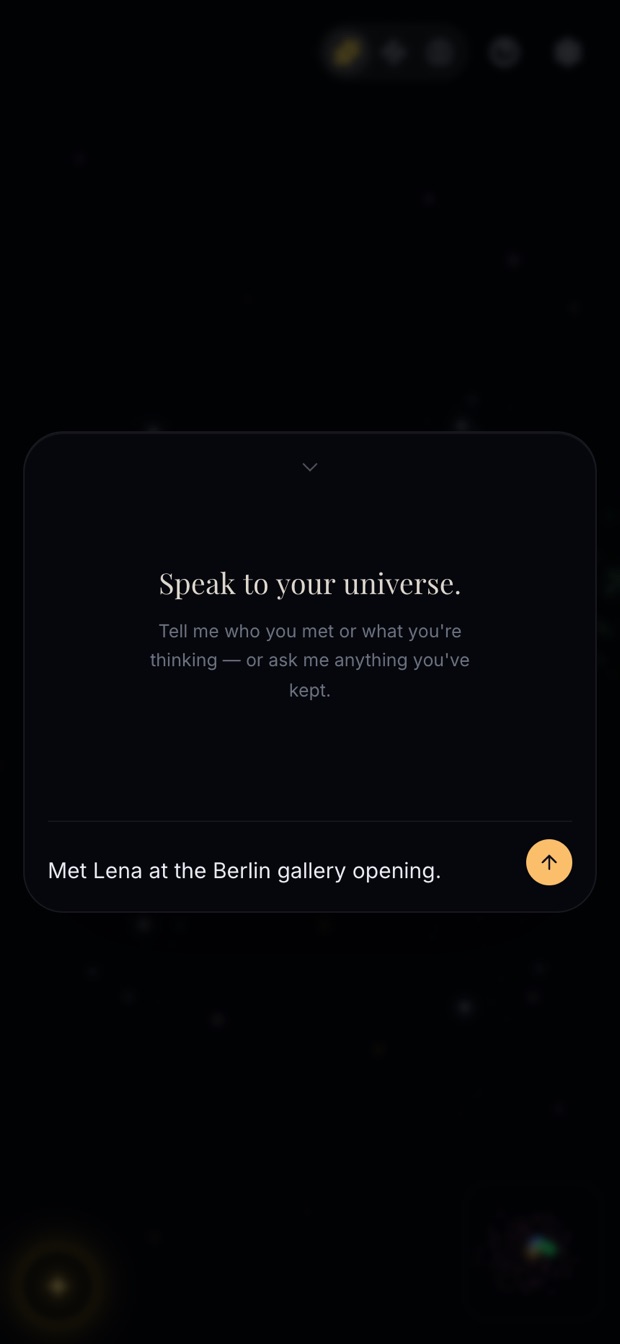 Netty capture screen: Speak to your universe